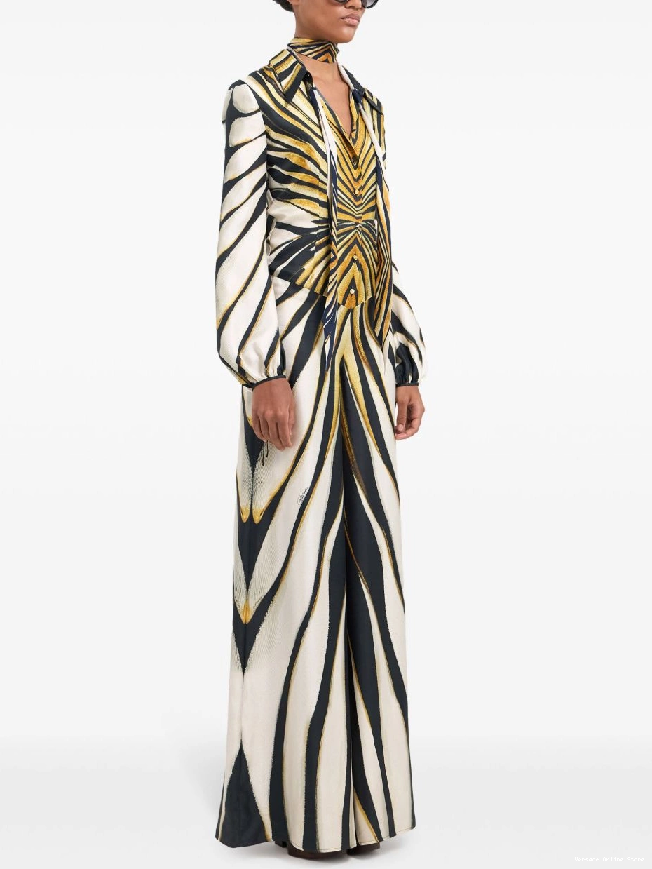 Affordable silk Versace jumpsuit Women 0331